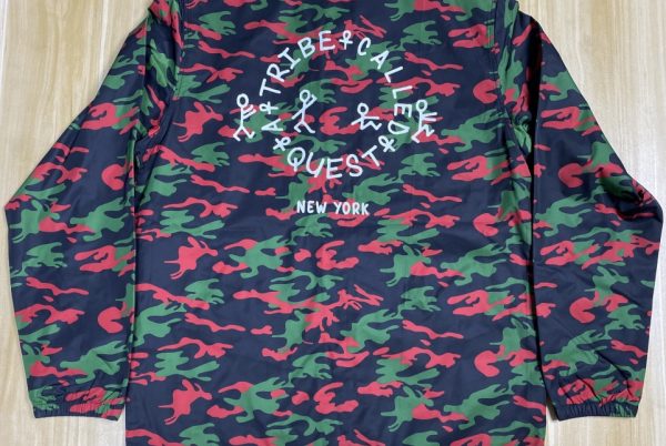 ATCQ CAMO COACHES JACKET - Front Pic, Compressed